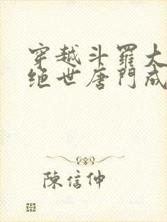 穿越斗罗大陆2绝世唐门成为霍雨浩的小说