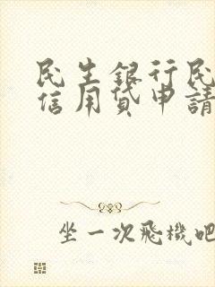 民生银行民生惠信用贷申请条件