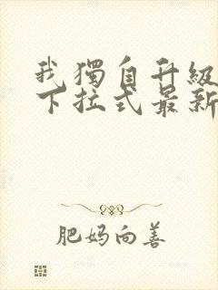 我独自升级漫画下拉式最新章节