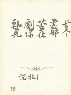 韩剧苦尽甘来遇见你在哪个软件看