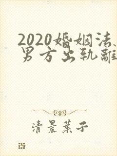 2020婚姻法男方出轨离婚财产怎么处理