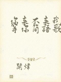 你来不来我都在等你简语歌词