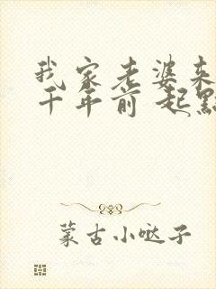 我家老婆来自一千年前 起点