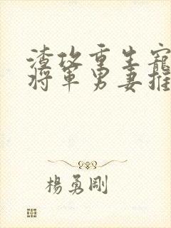 渣攻重生宠前世将军男妻推荐