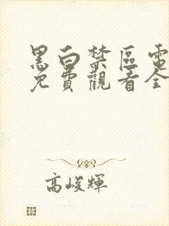 黑白禁区电视剧免费观看全集高清