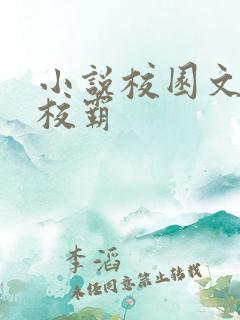 小说校园文男主校霸