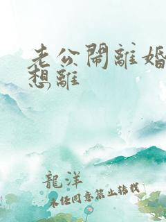 老公闹离婚我不想离