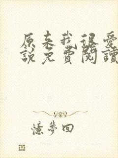 原来我很爱你小说免费阅读全文