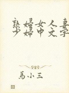 熟妇女人妻丰满少妇中文字母