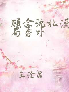 顾念沈北漠大结局番外