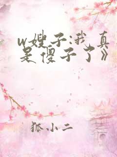 w嫂子:我真不是傻子了》