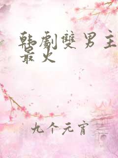 韩剧双男主推荐最火