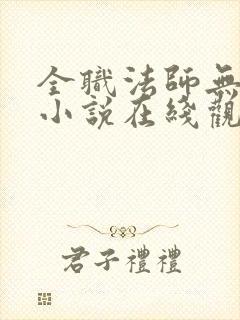 全职法师无删减小说在线观看免费