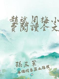 赵斌周梅小说免费阅读全文最新章节