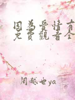 因为爱情有幸福免费观看全集