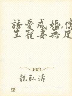 诱爱成婚,傅先生宠妻无度