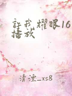 许我耀眼16集播放