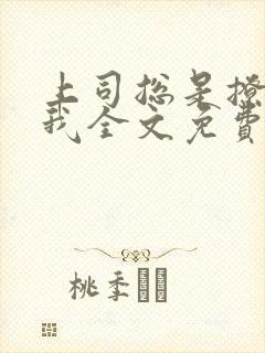 上司总是撩我撩我全文免费阅读