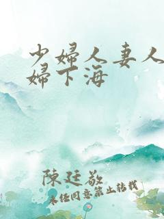 少妇人妻人妻少妇下海