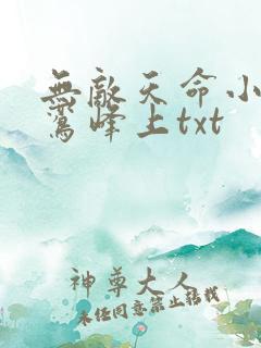 无敌天命小说青鸾峰上txt