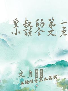 皇叔的第一宠妃小说全文免费阅读