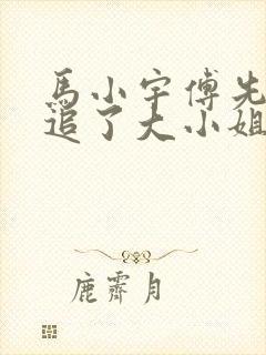 马小宇傅先生别追了大小姐是假的第13集