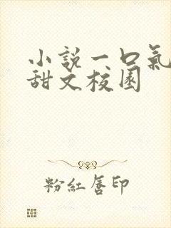 小说一口气看完甜文校园