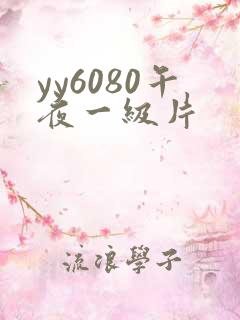 yy6080午夜一级片