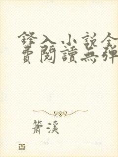 锋入小说全文免费阅读无弹窗