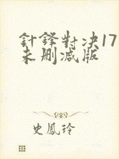 针锋对决17章未删减版