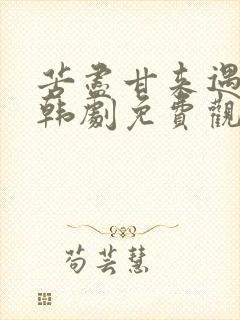 苦尽甘来遇见你韩剧免费观看全集高清