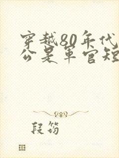 穿越80年代老公是军官短剧