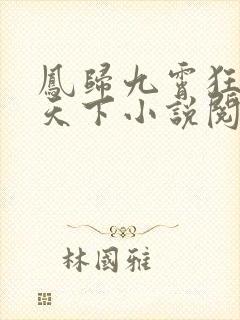 凤归九霄狂妃逆天下小说阅读