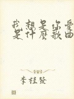 我想是你爱过我是什么歌曲