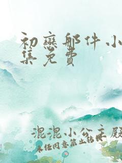 初恋那件小事全集免费