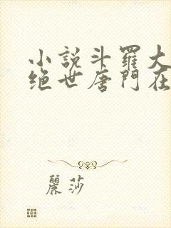 小说斗罗大陆2绝世唐门在线阅读免费