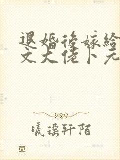 退婚后嫁给年代文大佬卜元