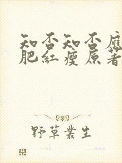 知否知否应是绿肥红瘦原著小说下载