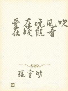 爱在晚风吹短剧在线观看