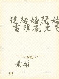 从结婚开始恋爱 电视剧免费观看在线