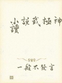 小说武极神王阅读