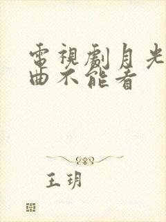 电视剧月光变奏曲不能看