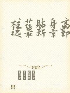 校花贴身高手林逸最新章节