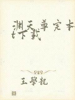 渊天尊完本txt下载