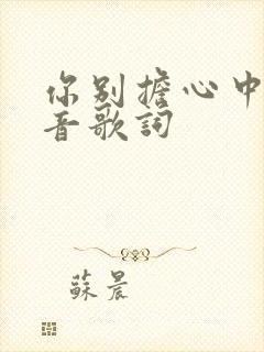 你别担心中文谐音歌词