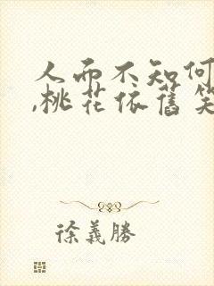 人面不知何处去,桃花依旧笑春风意思