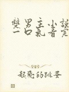 双男主小说虐文一口气看完