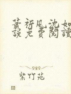 萧祈风沈如枝小说免费阅读最新章节