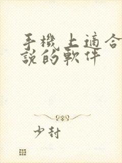 手机上适合写小说的软件