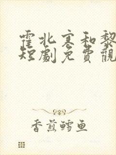 霍北寒和黎柒柒短剧免费观看